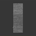 Gray Wooden Cabinet With Double Doors Drawer And Golden Knobs