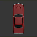 Red Vintage Two Door Sports Car With Shiny Body And Classic Design