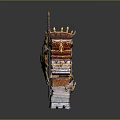 Contradiction Medieval Shield Ancient Shield Defensive Weapon Ancient Shield Iron Shield Protective Shield 3d model