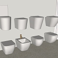 Modern Toilet Smart Toilet 3d model