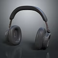 Modern Over Ear Headphones With Comfortable Ear Cushions And Sleek Black Design