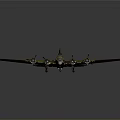 Vintage Brown Military Aircraft Model With BN Marking And Star Logo In Space Aviation Collection