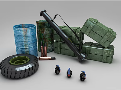 Modern mortar 3d model