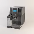 Black Saeco Modern Coffee Machine Kitchen Appliance With Automatic Control Panel And Digital 3d model