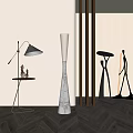 Floor lamp combination 3d model