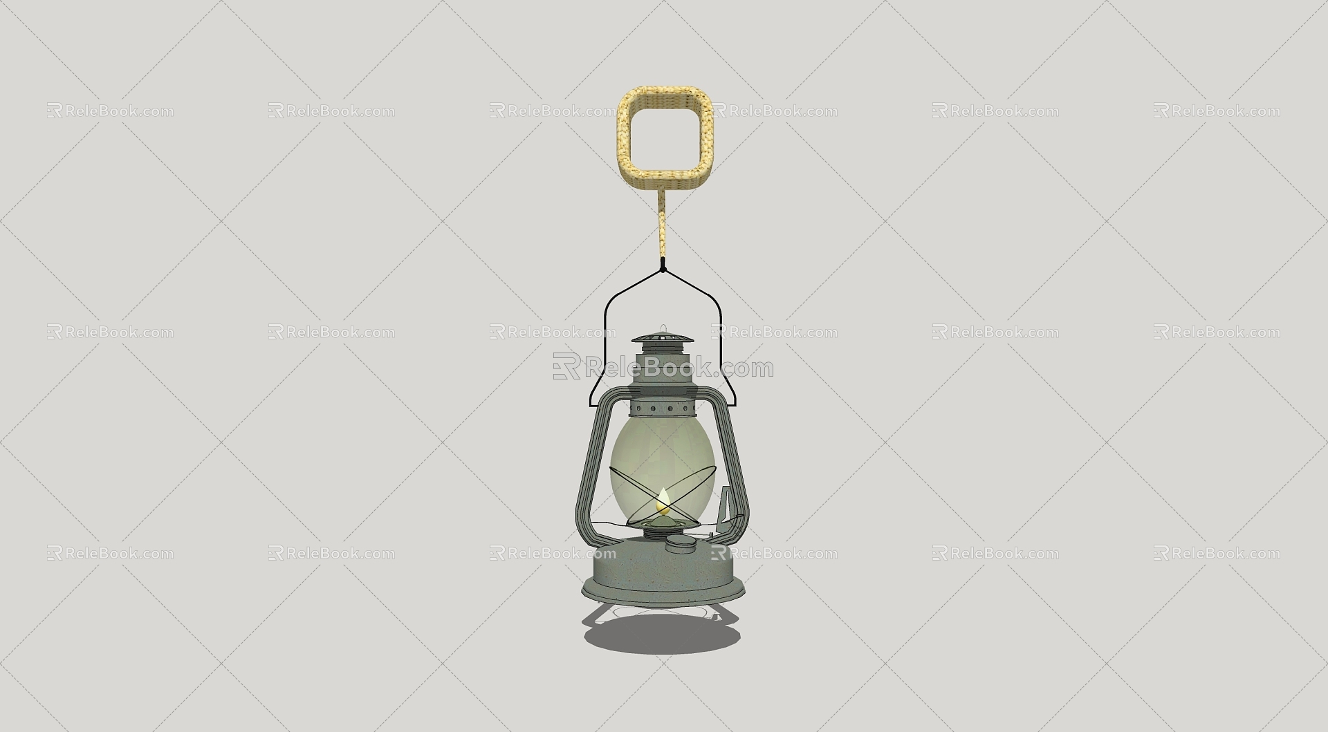 Vintage lantern 3d model