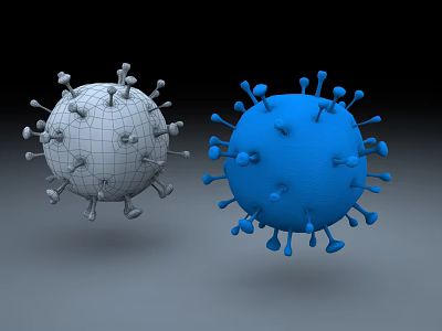 The Modern Virus 3d model The Modern Virus 3d model