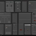 Industrial Electrical Control Cabinets With Various Sizes Different Designs And Safety Features