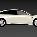 White SAIC MOTOR IM L7 Electric Car with Modern Sleek Body and Stylish Wheels