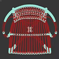 Handwoven Rattan Leisure Chair With Natural Style Armrest For Home Furniture Decor