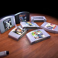 Modern game console Nintendo game console 3d model