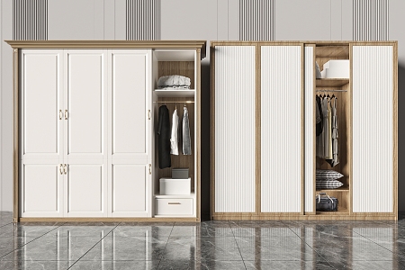 Modern wardrobe 3d model