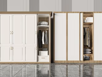 Modern wardrobe 3d model