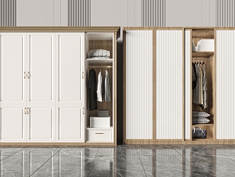 Modern wardrobe 3d model