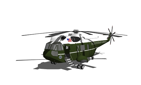 Helicopter 3d model