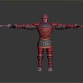 Warrior Samurai Soldier Guard Assassin Killer Ancient Soldier Ancient Assassin Killer 3d model