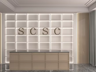 Front Desk 3d model