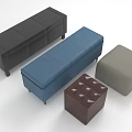 Stylish Modern Sofa Benches With Blue Gray Brown Colors And Various Designs