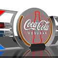 Coca Cola No Sugar Neon Light Photo Spot With Modern Colorful Display Design