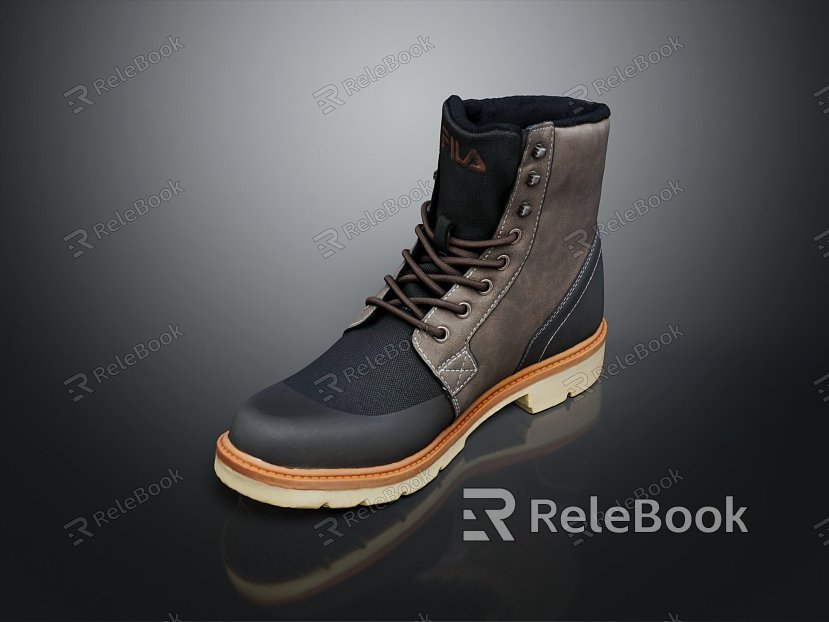 Modern Boots Men's Boots Old Boots Old Leather Boots Old Rain Boots model