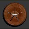 Modern wind chime decorations 3d model