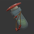 Modern Potion Magic Mushroom Potion Mushroom Potion 3d model