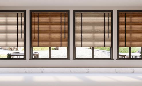 New Chinese-style Venetian Blinds 3d model