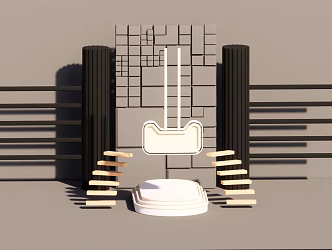 Modern Meichen e-commerce Meichen 3d model