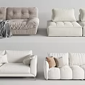 Modern Fabric Sofa Set With Soft Cushions And Various Stylish Living Room Designs