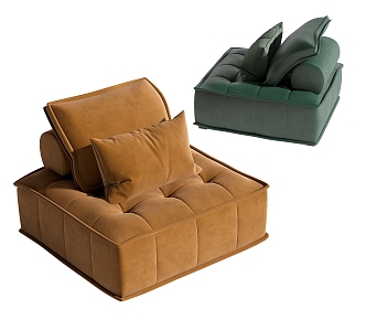 Single sofa 3d model