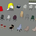 Colorful Modern Leisure Chairs With Various Styles And Multiple Colors For Living Room