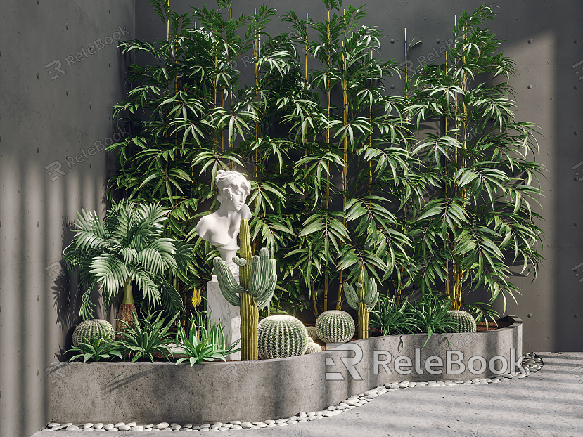 Modern Plants Plant Landscape model