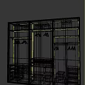 Modern Wooden Storage Cabinet With Drawers Shelves And Open Compartments