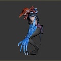 Monster Monster Monster Monster Monster Warrior Alien Monster Alien Monster 3d model