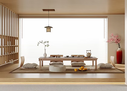 Japanese Tea Room Tatami Tea Room 3d model