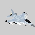 China Taiwan Province Air Force F16V F16D Two-seater Fighter F16 Block72 Viper F16 3d model