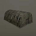Camouflage Pattern Portable Outdoor Shelter With Multiple Windows And Military Design