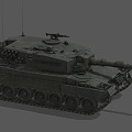 Tank Armored Vehicle Guns Tank Car Leopard 2A4 3d model