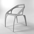 Stylish Curved Transparent Yellow Acrylic Leisure Chair For Modern Minimalist Home Living Spaces