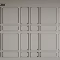 Gypsum Line Various Decorative Patterns for Interior Wall Decoration Projects 3d model