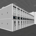 Efficient Intelligent Mobile Gray Metal Bookcase Storage System in Archive Room