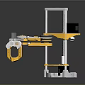 Modern Robot Arm Mechanical Arm Robot Arm Robot Head 3d model