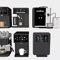 Modern Coffee Appliances With Various Designs And Brewing Functions For Countertop Use