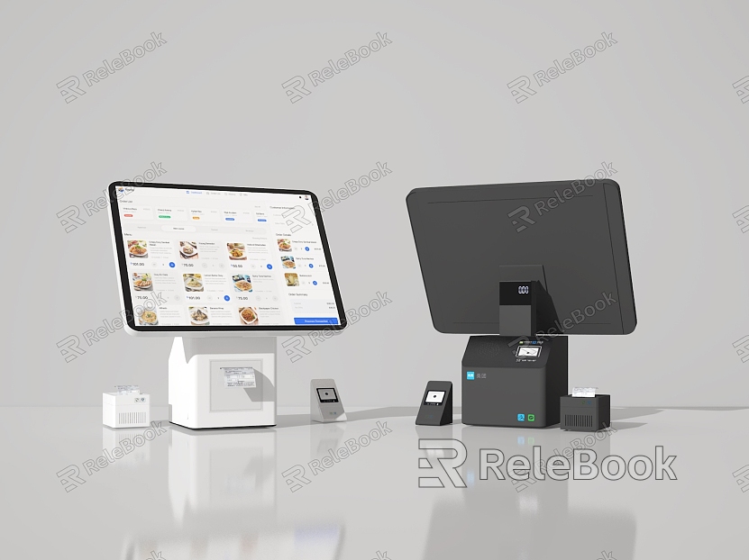 Modern cash register cash register screen cash register screen model