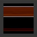 Elegant Modern Coffee Table With Layered Black Red Wooden Striped Design