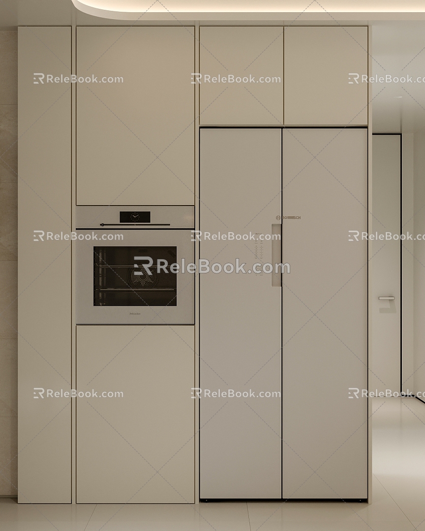 Refrigerator Cabinet 3d model