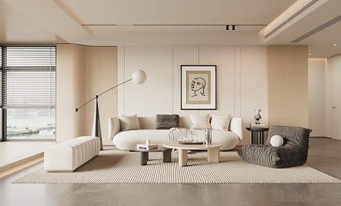 The Silent Living Room 3d model