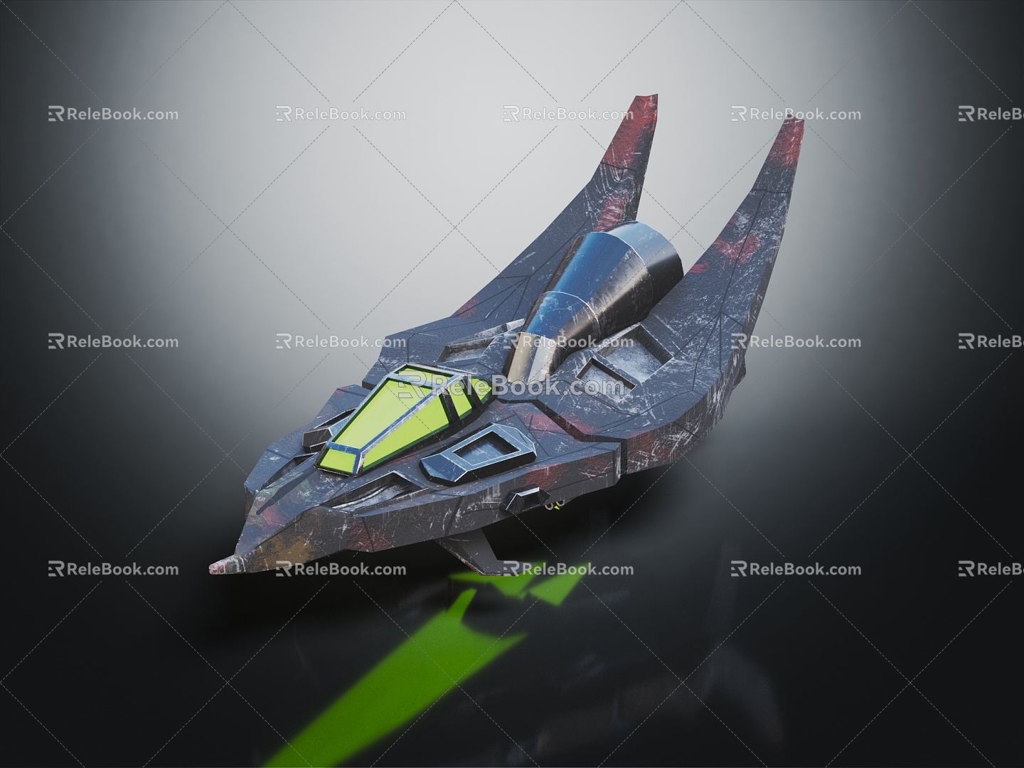 Modern Fighter Fighter Fighter Sci-fi Fighter 3d model