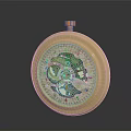 Vintage Mechanical Pocket Watch With Gold Case And Intricate Gear Design On Dark Background