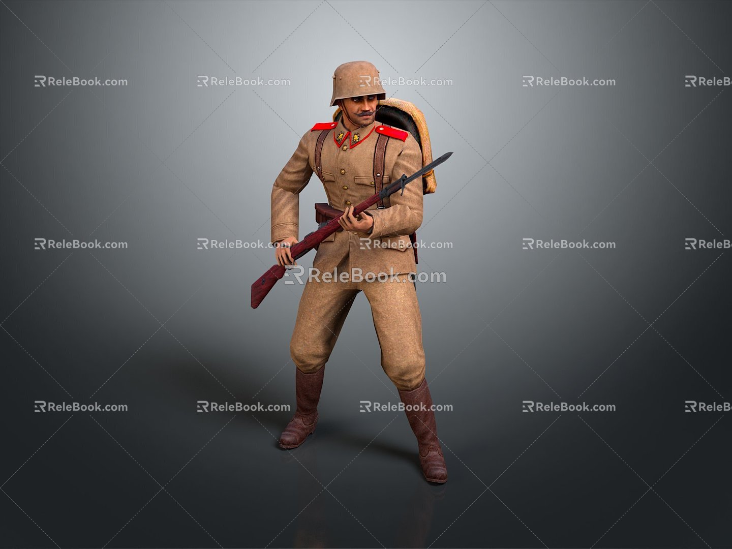 Soldiers World War II Soldiers World War II German Soldiers World War II German Soldiers Military Mercenaries 3d model